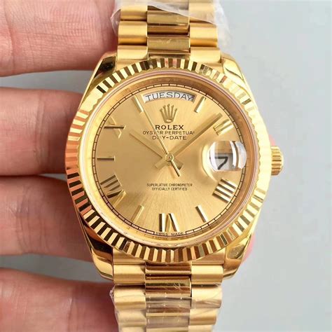 mens gold rolex fake|identifying rolex watches.